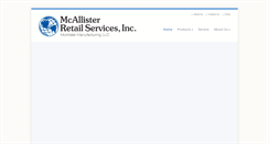 Desktop Screenshot of mcallisterretail.com